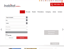 Tablet Screenshot of habitatbenidorm.com